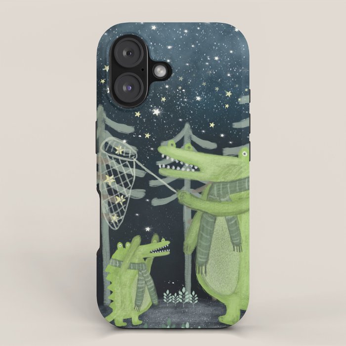 crocodoodle stars iPhone Case Gallery Image 1