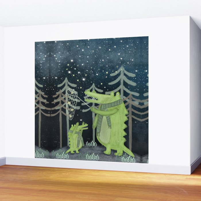 crocodoodle stars Wall Mural Gallery Image 2