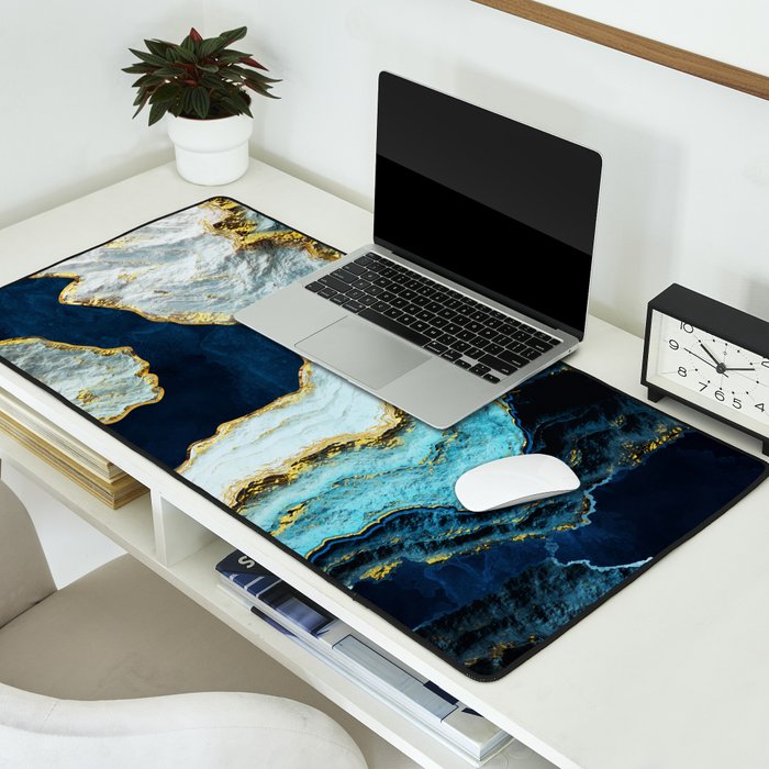 Aerial Ocean Abstract Desk Mat Gallery Image 2