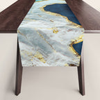Aerial Ocean Abstract Table Runner Gallery Image 1