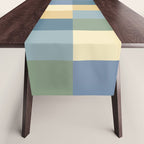 Bold Natural Checks Pattern - Large VIII Table Runner Gallery Image 1