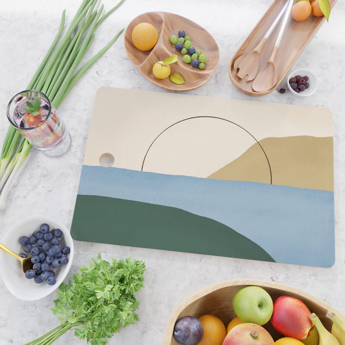 Coastal Landscape 1 Cutting Board Gallery Image 2