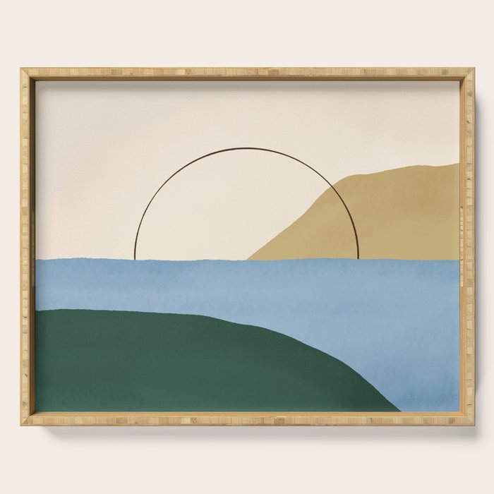 Coastal Landscape 1 Serving Tray Gallery Image 1