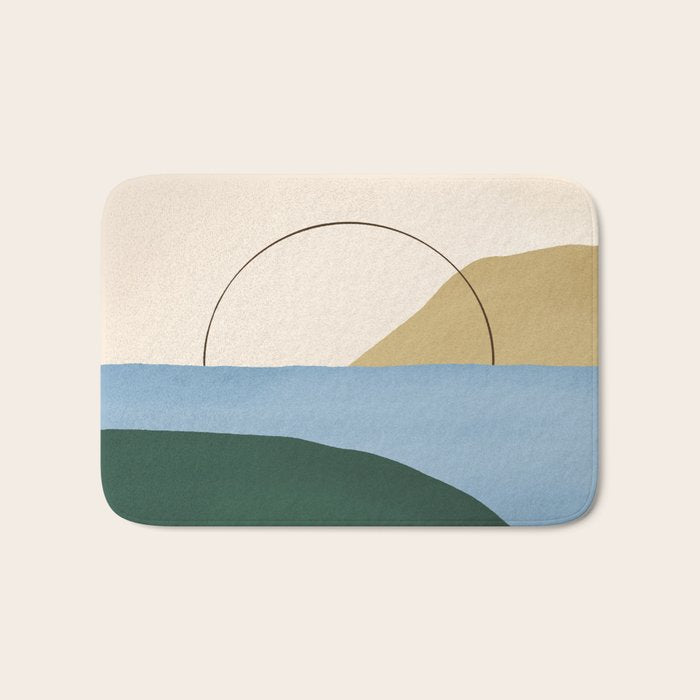 Coastal Landscape 1 Bath Mat Gallery Image 1