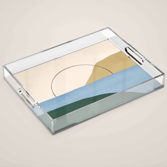 Coastal Landscape 1 Acrylic Tray Gallery Image 1