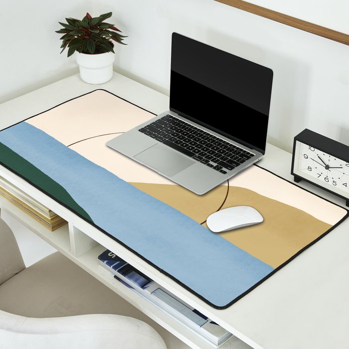 Coastal Landscape 1 Desk Mat Gallery Image 2