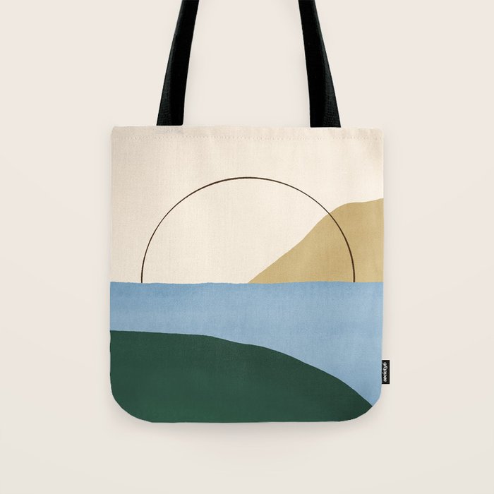 Coastal Landscape 1 Tote Bag Gallery Image 1