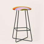 Candy Paint: Sunrise | Mid Century Retro Edition Stool Gallery Image 1