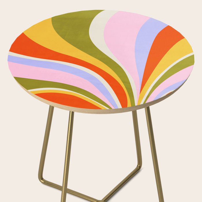 Candy Paint: Sunrise | Mid Century Retro Edition Side Table Gallery Image 2