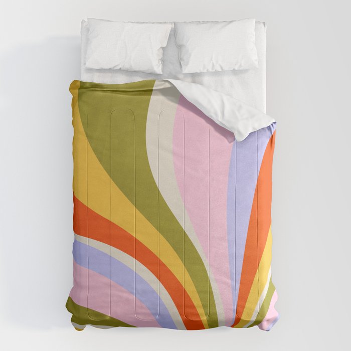 Candy Paint: Sunrise | Mid Century Retro Edition Comforter Gallery Image 1