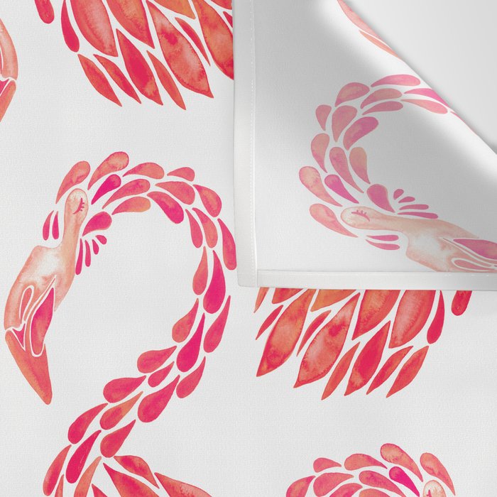 Miami Flamingo - Pink OmbrÃ© Wall Tapestry Gallery Image 3