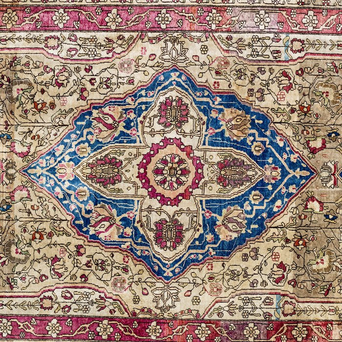 Antique Silk Kashan Persian Rug Print Coffee Mug Gallery Image 2