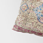 Antique Silk Kashan Persian Rug Print Pillow Sham Gallery Image 4