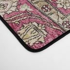 Antique Silk Kashan Persian Rug Print Desk Mat Gallery Image 4