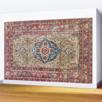 Antique Silk Kashan Persian Rug Print Wall Mural Gallery Image 2