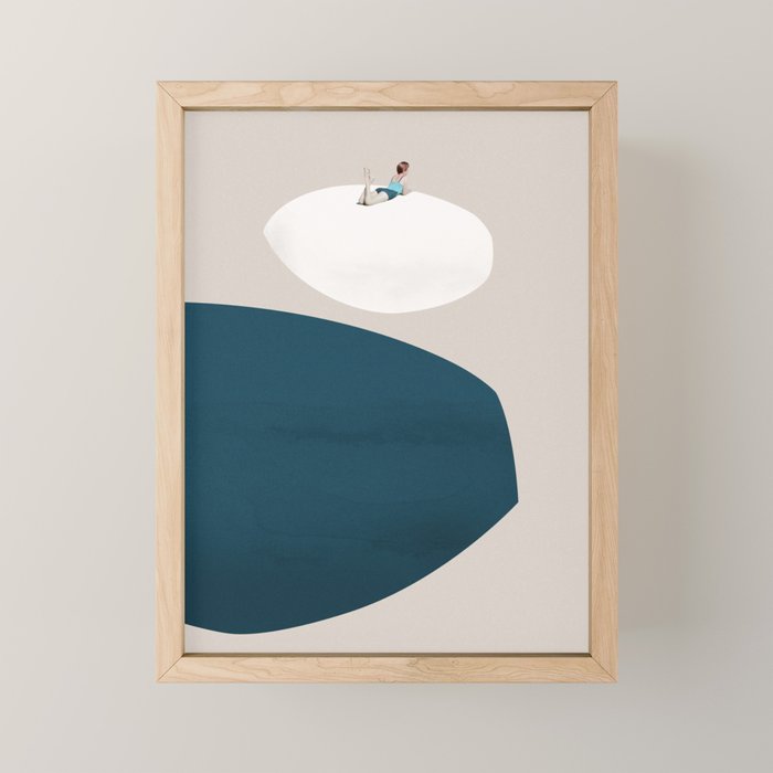 Your cloud gets lighter Mini Art Print