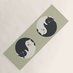 Hidden cat 26 yin yang hug Yoga Mat Gallery Image 1