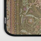 Antique French Art Nouveau Savonnerie Sage Green Blush Carpet Laptop Sleeve Gallery Image 3