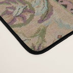 Antique French Art Nouveau Savonnerie Sage Green Blush Carpet Desk Mat Gallery Image 4