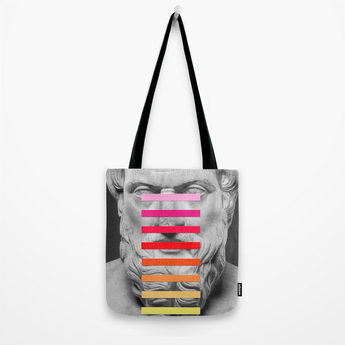Sculpture With A Spectrum 2 Tote Bag Gallery Image 2
