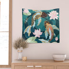 Metallic Koi III Wall Tapestry Gallery Image 2