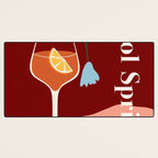 Aperol Spritz Cocktail Desk Mat Gallery Image 3