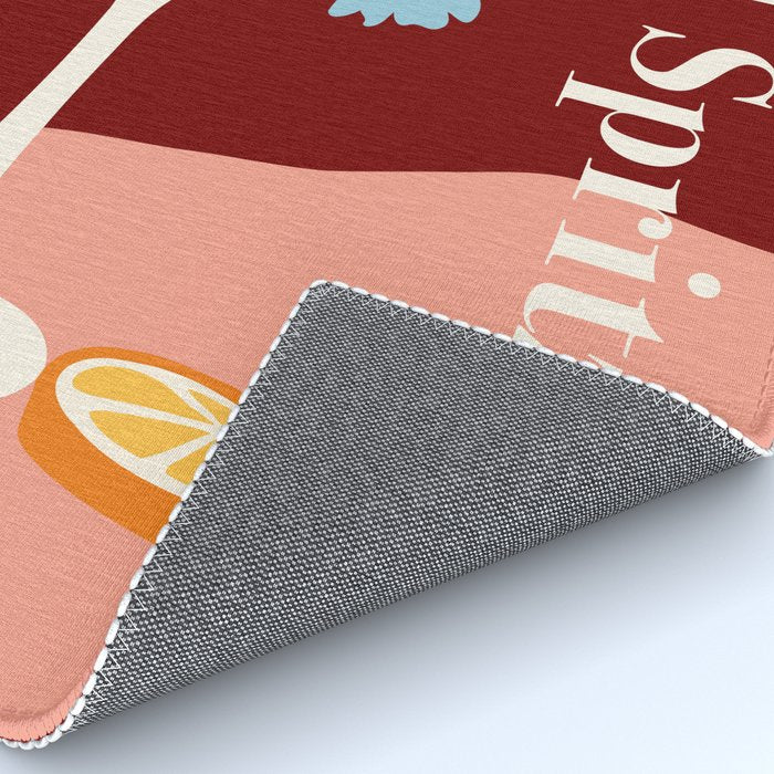 Aperol Spritz Cocktail Rug Gallery Image 4
