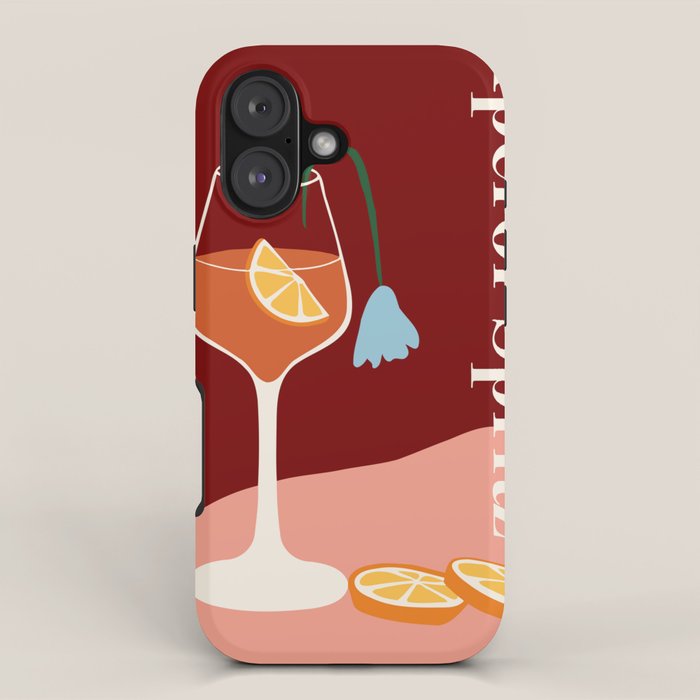 Aperol Spritz Cocktail iPhone Case Gallery Image 1