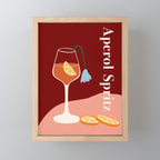 Aperol Spritz Cocktail Mini Art Print Gallery Image 1