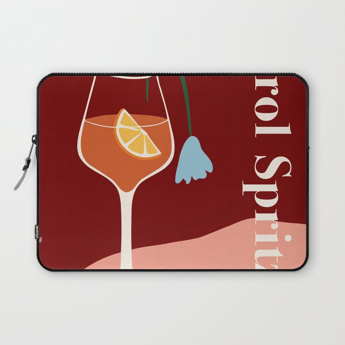 Aperol Spritz Cocktail Laptop Sleeve Gallery Image 1