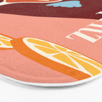 Aperol Spritz Cocktail Bath Mat Gallery Image 3