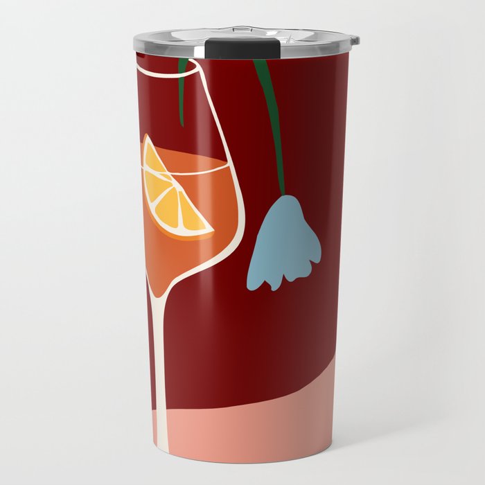 Aperol Spritz Cocktail Travel Mug Gallery Image 1