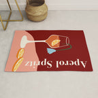 Aperol Spritz Cocktail Rug Gallery Image 1