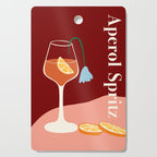 Aperol Spritz Cocktail Cutting Board Gallery Image 1