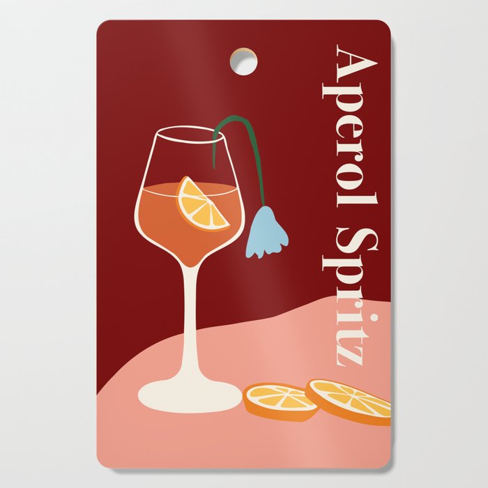 Aperol Spritz Cocktail Cutting Board Gallery Image 1