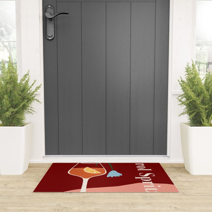 Aperol Spritz Cocktail Welcome Mat Gallery Image 3
