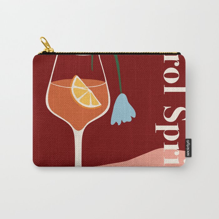 Aperol Spritz Cocktail Carry All Pouch Gallery Image 1