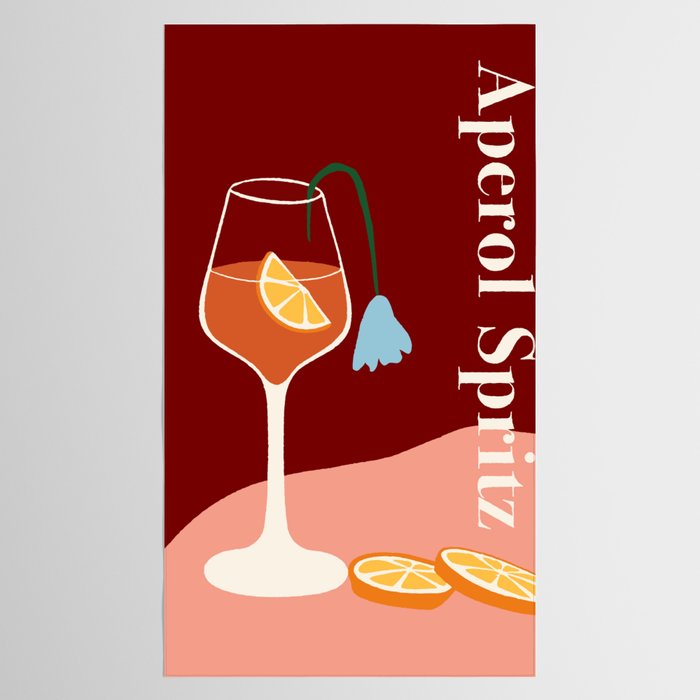 Aperol Spritz Cocktail Tablecloth Gallery Image 2