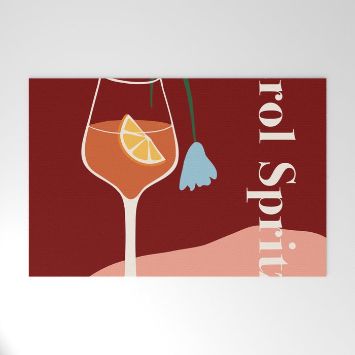 Aperol Spritz Cocktail Welcome Mat Gallery Image 1