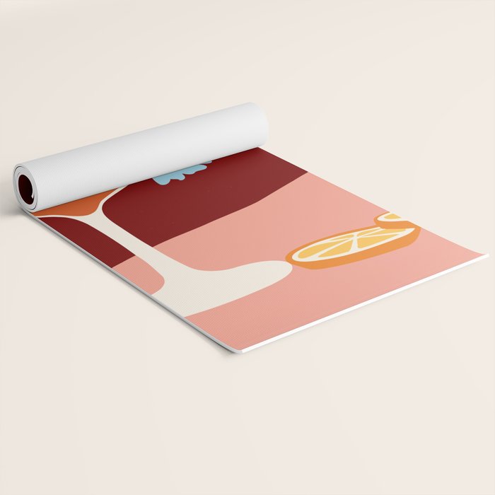 Aperol Spritz Cocktail Yoga Mat Gallery Image 2