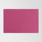 Magenta Pink Solid Color Rug Gallery Image 2