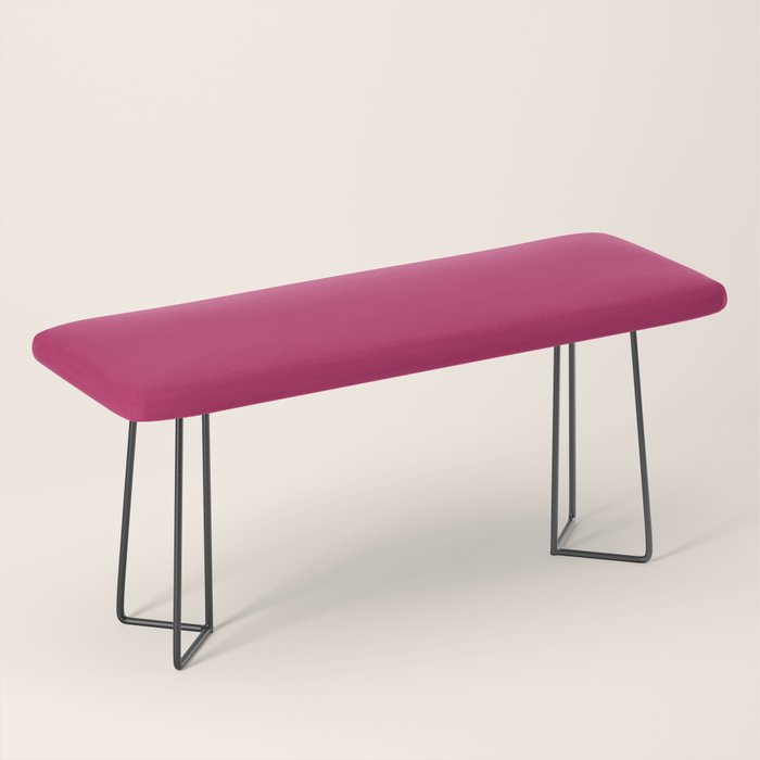 Magenta Pink Solid Color Bench Gallery Image 1