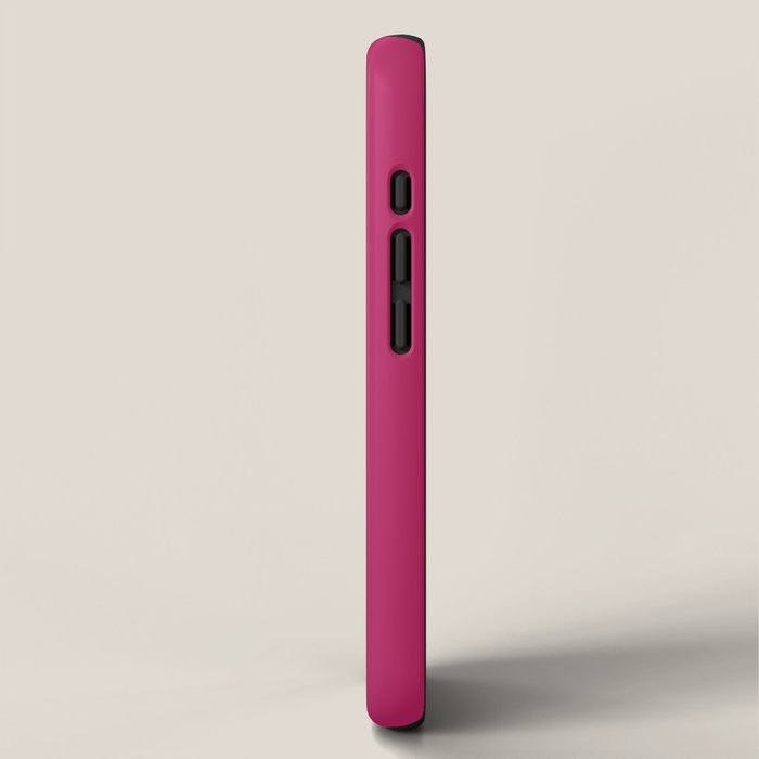 Magenta Pink Solid Color iPhone Case Gallery Image 2
