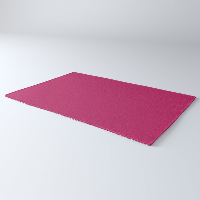 Magenta Pink Solid Color Rug Gallery Image 3