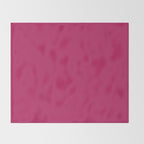 Magenta Pink Solid Color Throw Blanket Gallery Image 2