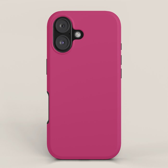 Magenta Pink Solid Color iPhone Case Gallery Image 1