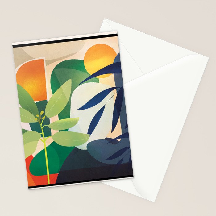Sunrise Garden 14 Stationery Card Gallery Image 2