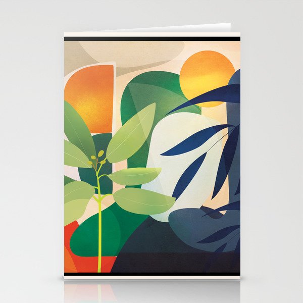 Sunrise Garden 14 Stationery Card Gallery Image 2