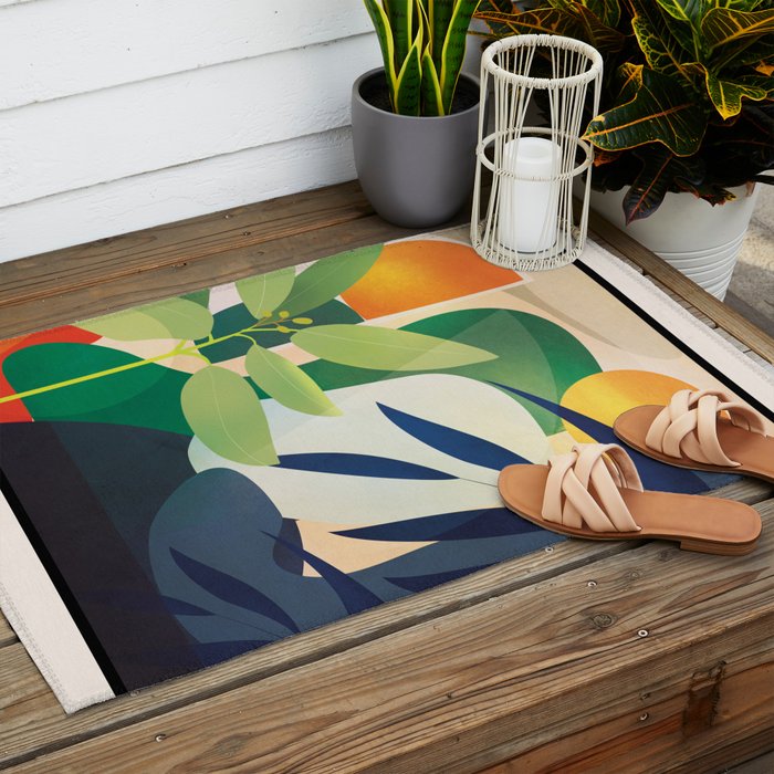 Sunrise Garden 14 Outdoor Rug Gallery Image 2