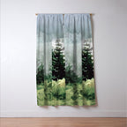 Pine Trees 2 Window Curtain Gallery Image 3